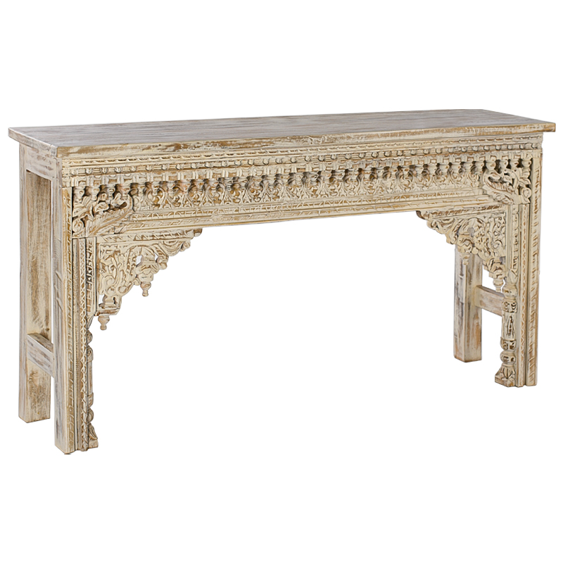 Консоль Parmer Console Бежевый Древесина Консоль Parmer Console Бежевый Древесина в Волгограде | Loft Concept
