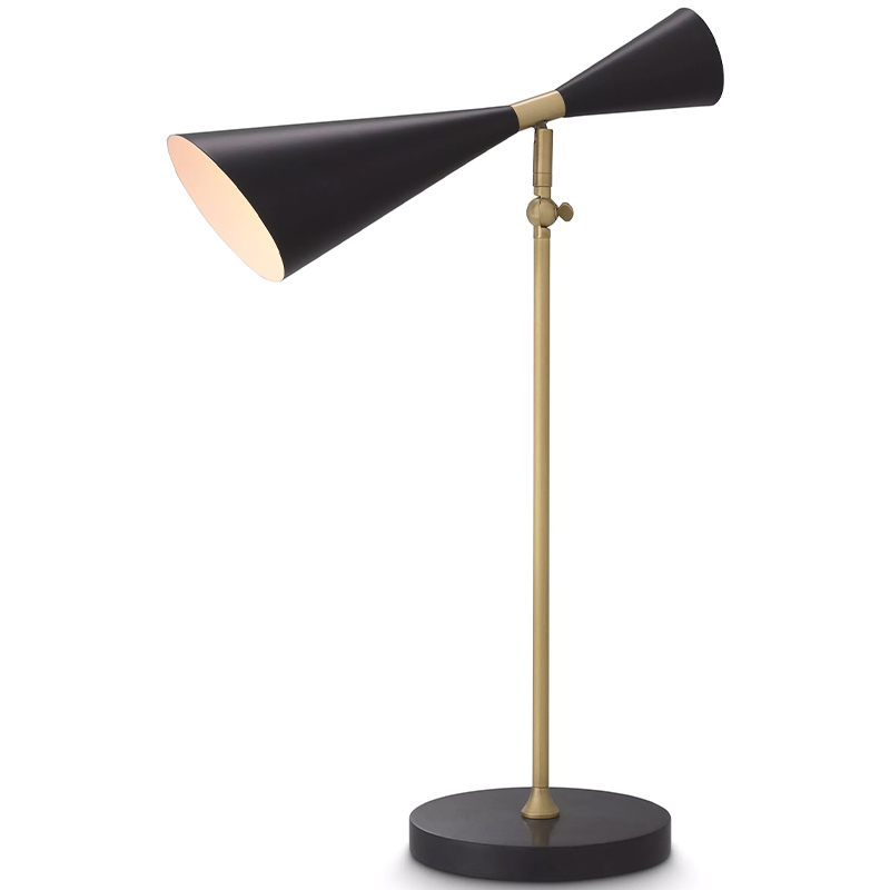 Настольная лампа Eichholtz Desk Lamp Milos Черный Латунь Настольная лампа Eichholtz Desk Lamp Milos Черный Латунь в Волгограде | Loft Concept