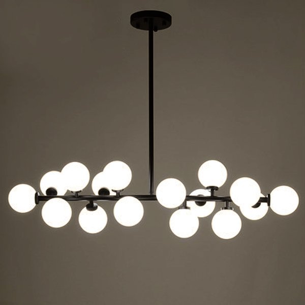 Светильник Bubble Stik Black Chandelier Черный матовый Светильник Bubble Stik Black Chandelier Черный матовый в Волгограде | Loft Concept