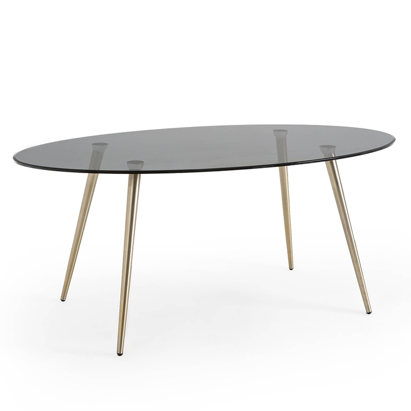 Обеденный стол Torborg Dinner Table Матовый Шампань Обеденный стол Torborg Dinner Table Матовый Шампань в Волгограде | Loft Concept