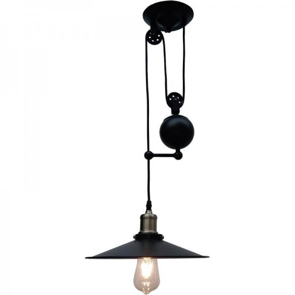 Подвесной светильник Loft Cone Pendant Equilibrium Черный Подвесной светильник Loft Cone Pendant Equilibrium Черный в Волгограде | Loft Concept