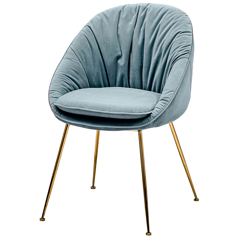 Стул Perrers Stool Pastel Blue Голубой пастельный Глянцевое золото Стул Perrers Stool Pastel Blue Голубой пастельный Глянцевое золото в Волгограде | Loft Concept
