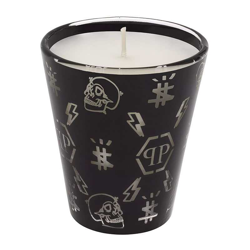 Свеча Philipp Plein Candle Monogram S Черный Белый Свеча Philipp Plein Candle Monogram S Черный Белый в Волгограде | Loft Concept