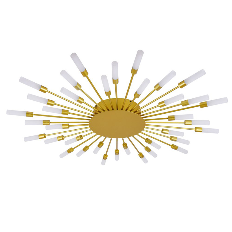 Потолочный светильник Aiden Ceiling Lamp 36 Золотой Белый Потолочный светильник Aiden Ceiling Lamp 36 Золотой Белый в Волгограде | Loft Concept