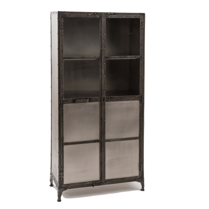 Буфет Industrial Steampunk Nickel Cabinet Буфет Industrial Steampunk Nickel Cabinet в Волгограде | Loft Concept
