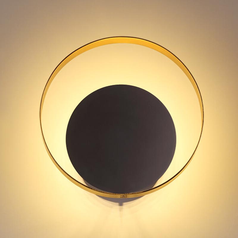 Бра Globo Ocular Sconce Circle Black Золотой Черный Бра Globo Ocular Sconce Circle Black Золотой Черный в Волгограде | Loft Concept