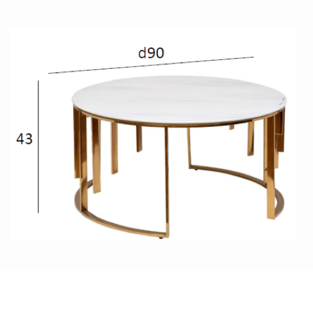 Стол журнальный круглый Interior Accent Стол журнальный круглый Interior Accent в Волгограде
