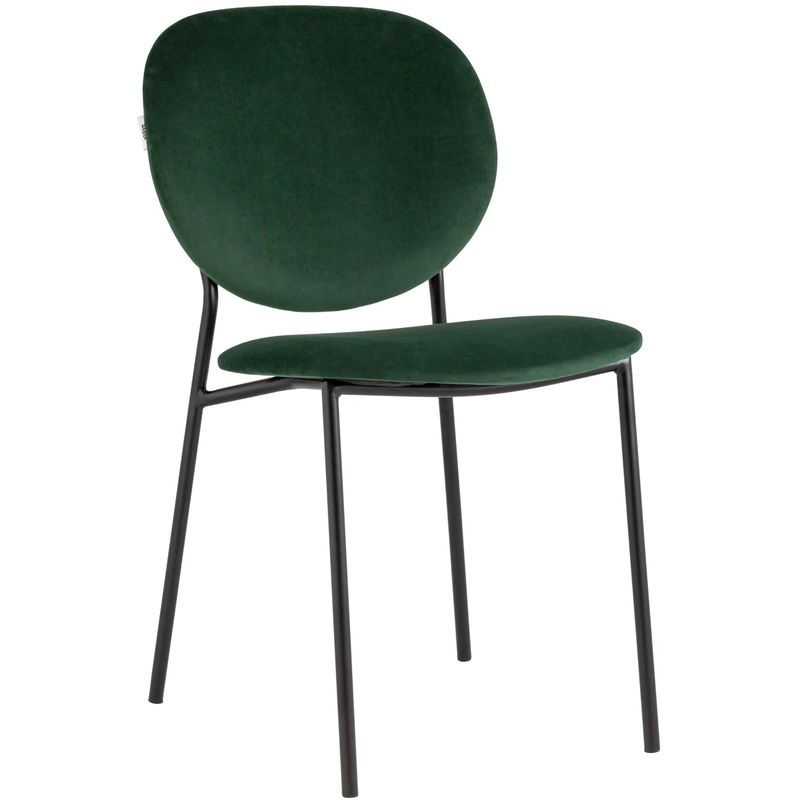 Стул Stanley Chair Зеленый Велюр Зеленый Черный Стул Stanley Chair Зеленый Велюр Зеленый Черный в Волгограде | Loft Concept