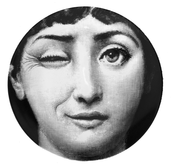 Декоративная тарелка Fornasetti 130 Черный Декоративная тарелка Fornasetti 130 Черный в Волгограде | Loft Concept