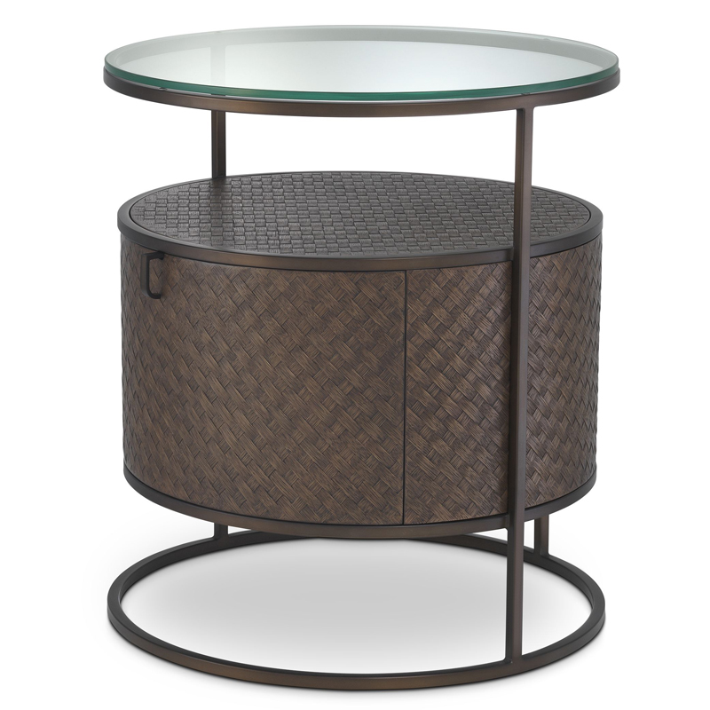 Приставной стол Eichholtz Bedside Table Napa Valley Темная бронза Коричневый Прозрачный Приставной стол Eichholtz Bedside Table Napa Valley Темная бронза Коричневый Прозрачный в Волгограде | Loft Concept
