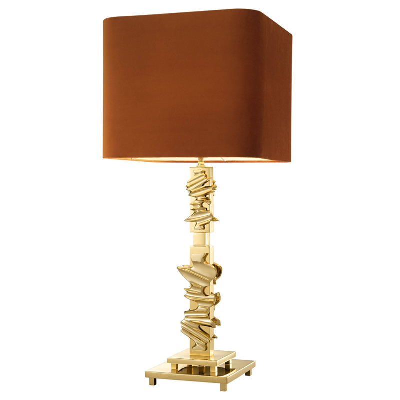 Настольная лампа Eichholtz Table Lamp Abruzzo brass Латунь Оранжевый Настольная лампа Eichholtz Table Lamp Abruzzo brass Латунь Оранжевый в Волгограде | Loft Concept
