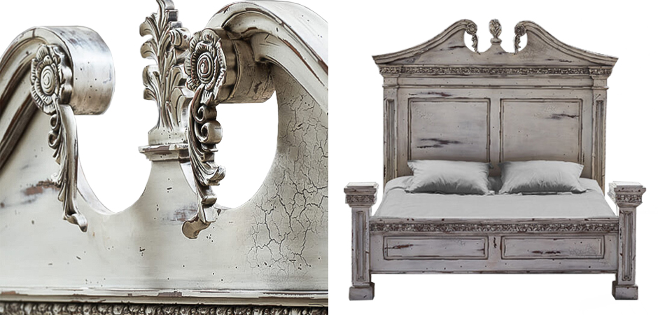 Кровать Gothic Style Bed White Кровать Gothic Style Bed White - Loft-Concept в Волгограде