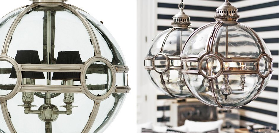 Люстра Lantern Hagerty Antique Silver - Loft-Concept в Волгограде