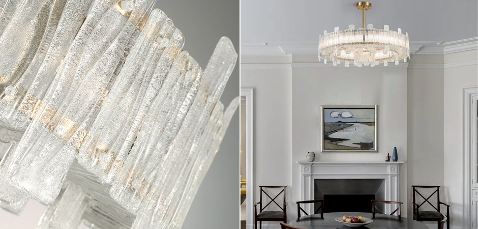 Люстра Circle Cogs Frosty Glass Люстра Circle Cogs Frosty Glass - Loft-Concept в Волгограде