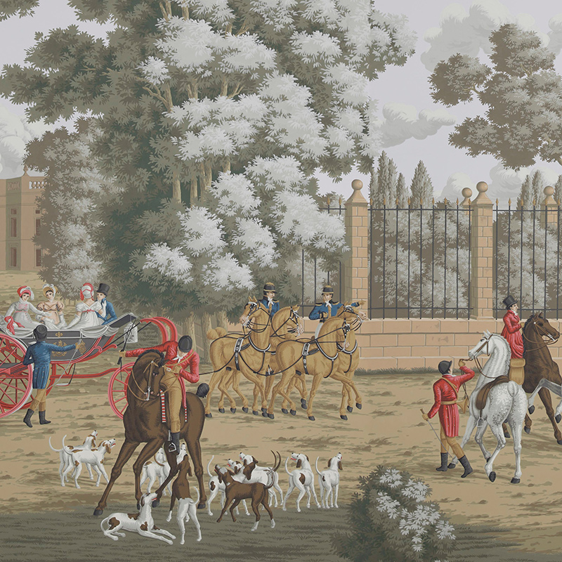 Обои ручная роспись La Chasse de Compiègne Colourway Обои ручная роспись La Chasse de Compiègne Colourway в Волгограде | Loft Concept