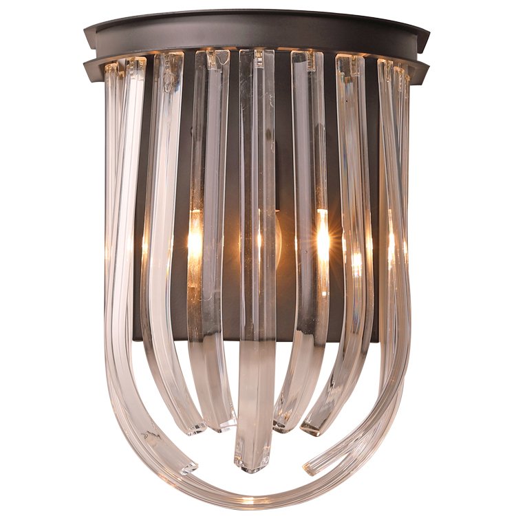 Бра RETRO FROZEN GLASS wall Lamp Черный Бра RETRO FROZEN GLASS wall Lamp Черный в Волгограде | Loft Concept