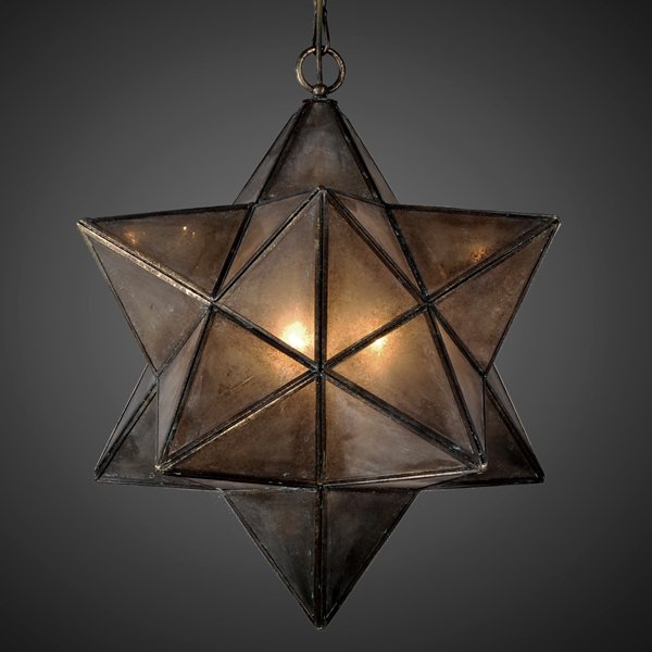 Подвесной светильник Star frosted glass 45 Металлик винтаж Подвесной светильник Star frosted glass 45 Металлик винтаж в Волгограде | Loft Concept
