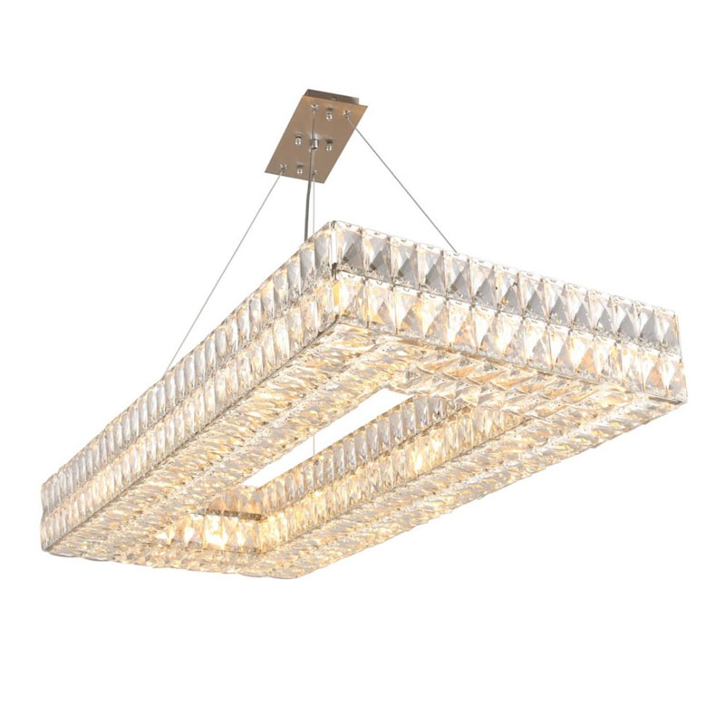 Люстра Crystal Regena Silver Rectangle Chandelier 100 Прозрачный Хром Люстра Crystal Regena Silver Rectangle Chandelier 100 Прозрачный Хром в Волгограде | Loft Concept