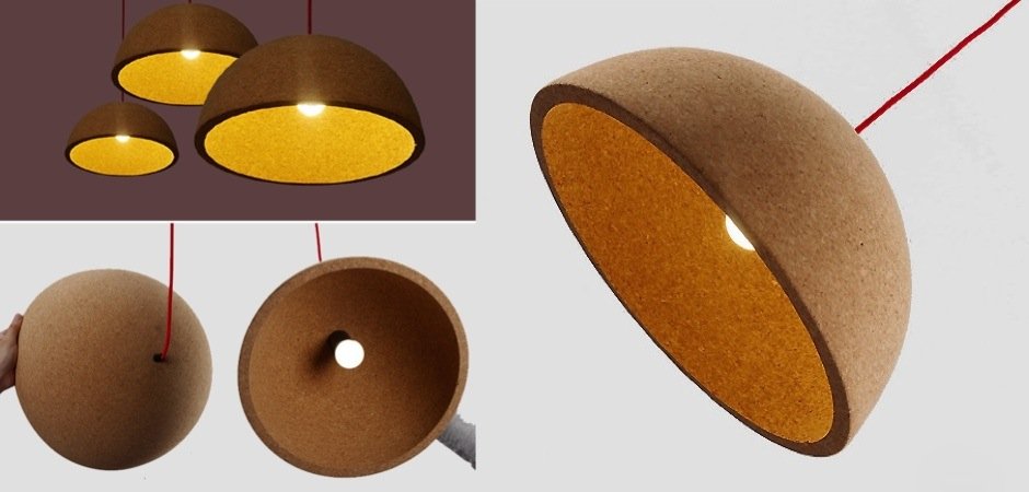 Подвесной светильник Cork Semisphere Подвесной светильник Cork Semisphere - Loft-Concept в Волгограде