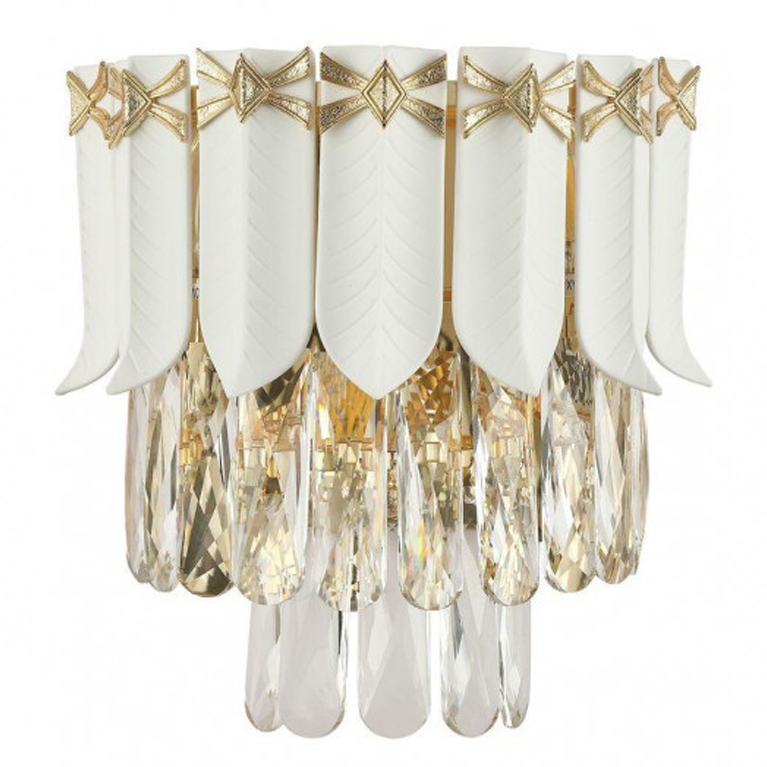 Бра Barcelo Wall Lamp Прозрачный Золотой Бра Barcelo Wall Lamp Прозрачный Золотой в Волгограде | Loft Concept