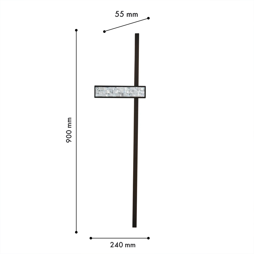 Бра с декором из перламутровой морской ракушки Touch of Marine Charm в Волгограде