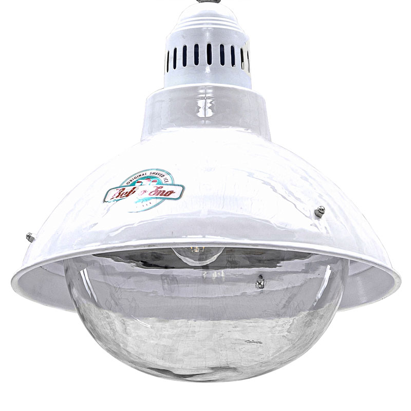 Подвесной светильник Visor Loft White Pendant Белый Прозрачный Подвесной светильник Visor Loft White Pendant Белый Прозрачный в Волгограде | Loft Concept