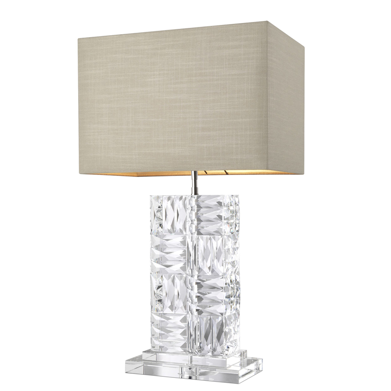 Настольная лампа Eichholtz Table Lamp Contemporary Прозрачный Бежевый Настольная лампа Eichholtz Table Lamp Contemporary Прозрачный Бежевый в Волгограде | Loft Concept