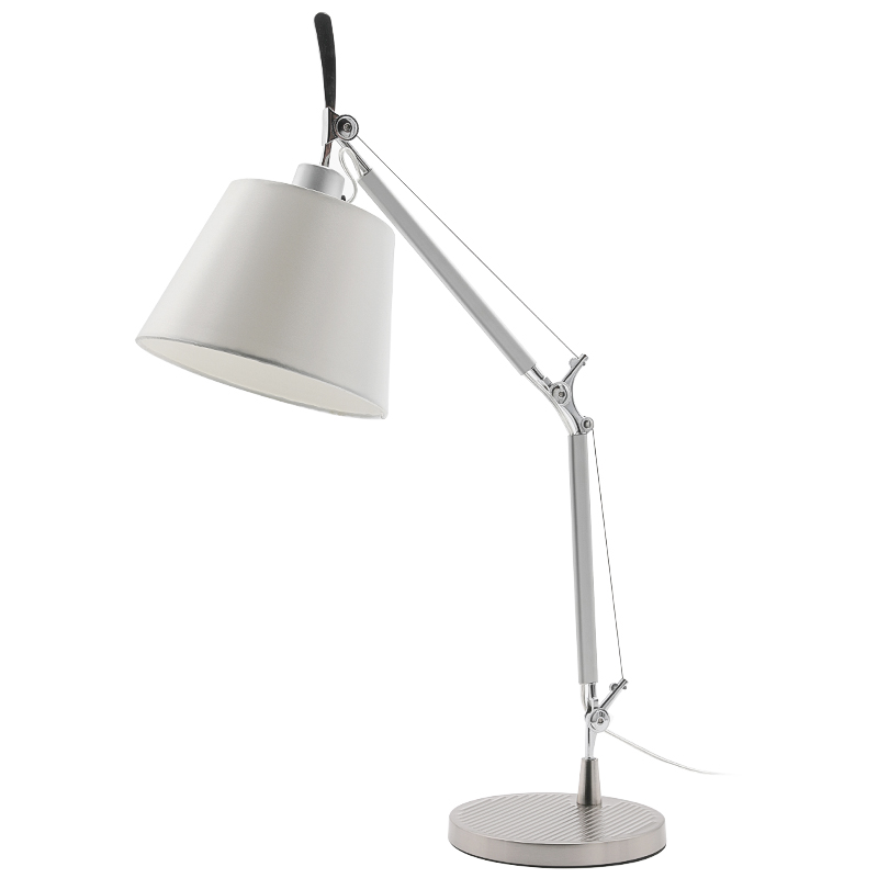 Настольная лампа Tolomeo Tavolo Basculante Белый Хром Настольная лампа Tolomeo Tavolo Basculante Белый Хром в Волгограде | Loft Concept