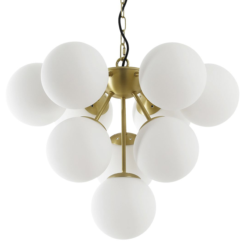 Современная люстра Berries Chandelier Золотой Белый Современная люстра Berries Chandelier Золотой Белый в Волгограде | Loft Concept