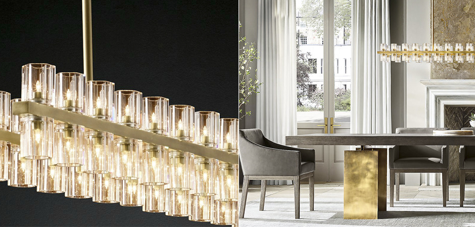 Люстра Restoration Hardware Arcachon Linear Chandelier Люстра Restoration Hardware Arcachon Linear Chandelier - Loft-Concept в Волгограде