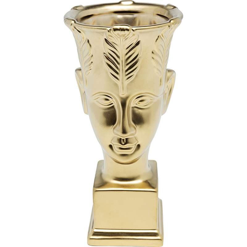 Ваза Golden Face Vase 26 Золотой Ваза Golden Face Vase 26 Золотой в Волгограде | Loft Concept