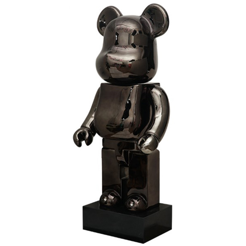 Статуэтка Bearbrick Black on stand Черный Статуэтка Bearbrick Black on stand Черный в Волгограде | Loft Concept