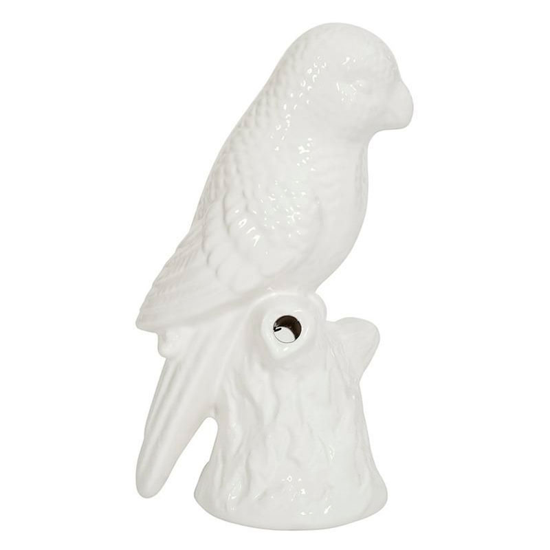Фигурка керамика белый попугай Small Parrot Белый Фигурка керамика белый попугай Small Parrot Белый в Волгограде | Loft Concept