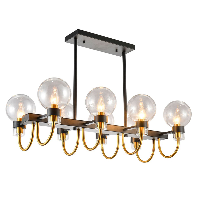 Люстра Votrom Chandelier Черный Прозрачный (Transparent) Бронза Люстра Votrom Chandelier Черный Прозрачный (Transparent) Бронза в Волгограде | Loft Concept