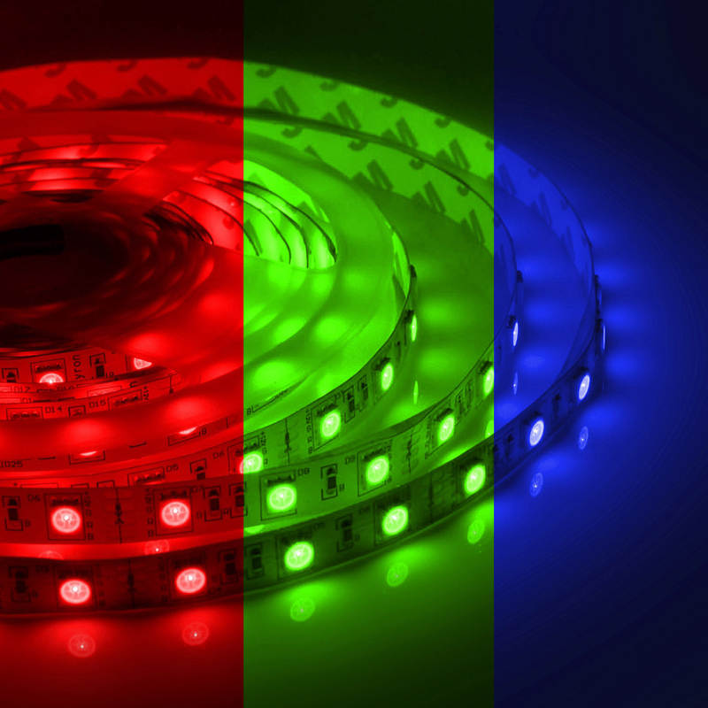 Комплект светодиодной ленты 7,2W/m 30LED/m 3528SMD разноцветный 5M Белый Комплект светодиодной ленты 7,2W/m 30LED/m 3528SMD разноцветный 5M Белый в Волгограде | Loft Concept