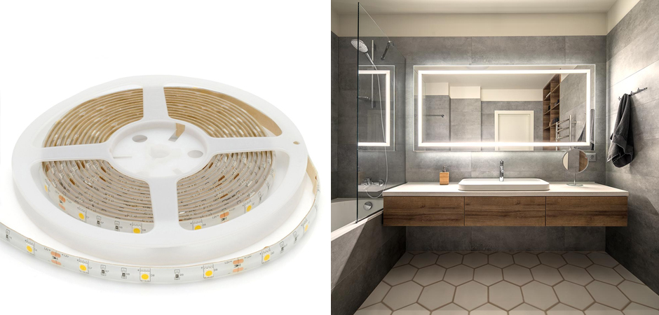 Светодиодная влагозащищенная лента 7,2W/m 30LED/m 5050SMD теплый белый 5M Светодиодная влагозащищенная лента 7,2W/m 30LED/m 5050SMD теплый белый 5M - Loft-Concept в Волгограде