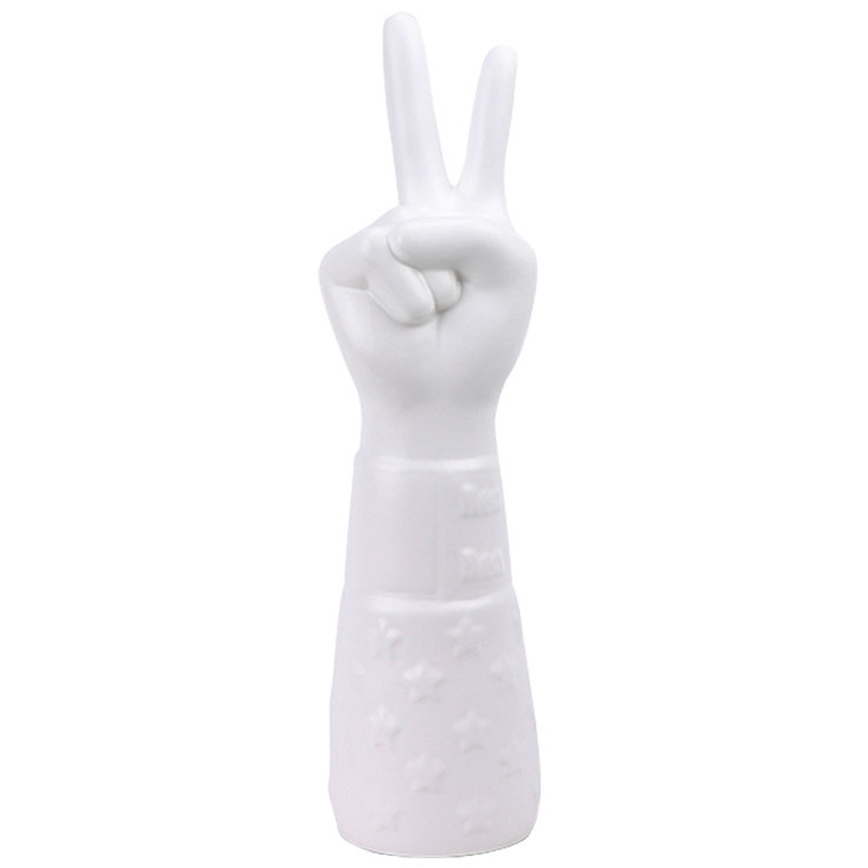 Статуэтка Jonathan Adler Peace Hand Sculpture Белый Статуэтка Jonathan Adler Peace Hand Sculpture Белый в Волгограде | Loft Concept