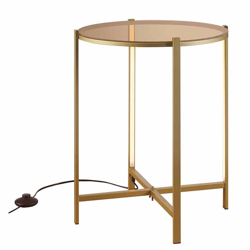 Приставной стол Galia Side Table Bronze LED Бронза Приставной стол Galia Side Table Bronze LED Бронза в Волгограде | Loft Concept