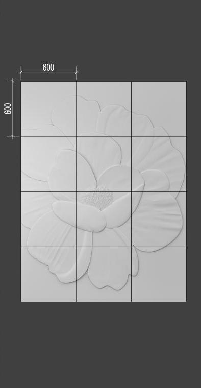 Барельеф PEONY в Волгограде
