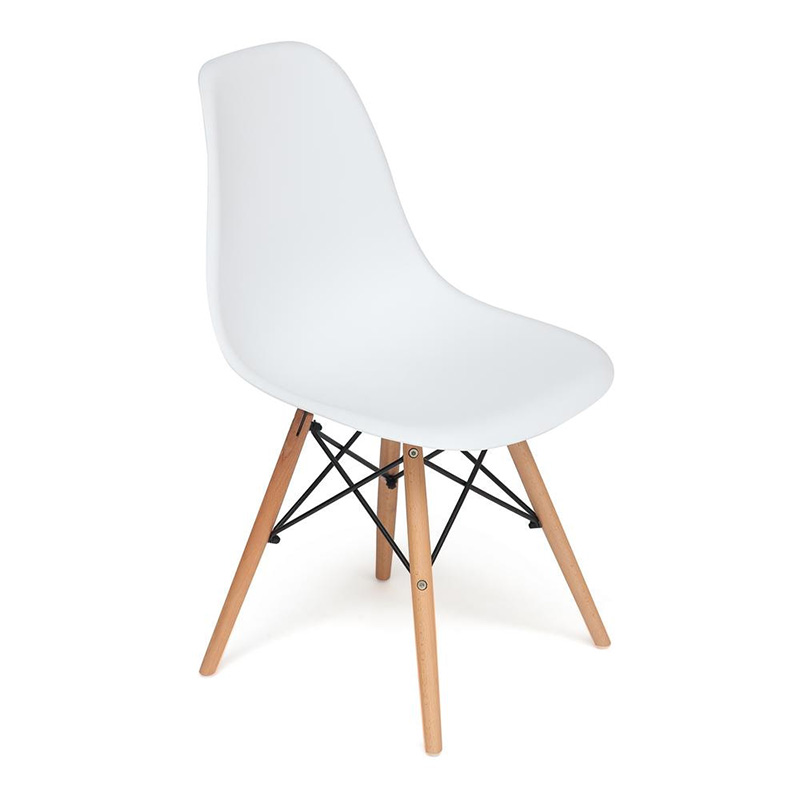 Стул DSW white Белый Древесина Стул DSW white Белый Древесина в Волгограде | Loft Concept