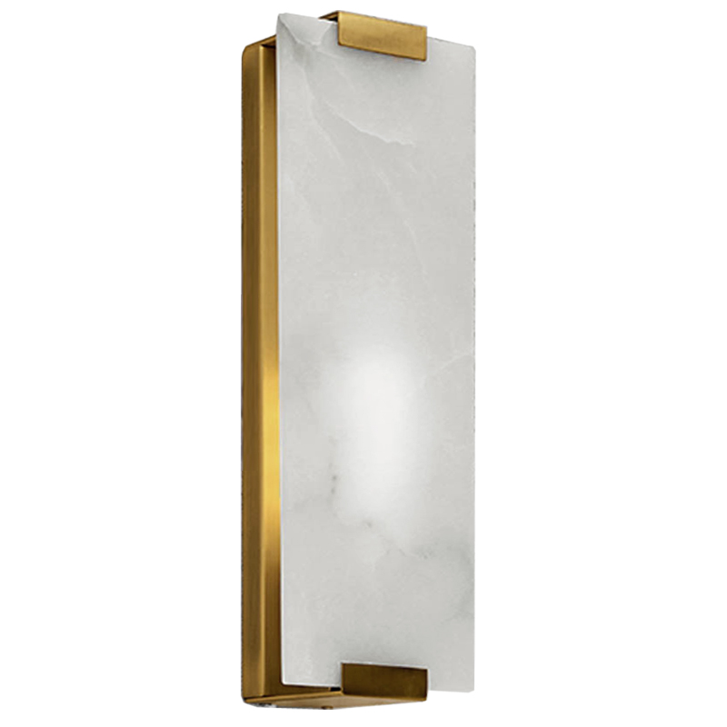 Бра Marble Rectangle Wall Lamp Brass Латунь Бра Marble Rectangle Wall Lamp Brass Латунь в Волгограде | Loft Concept
