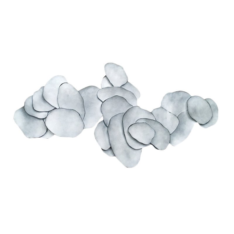 Арт-объект на стену Silver Blue Flakes Серо-голубой Арт-объект на стену Silver Blue Flakes Серо-голубой в Волгограде | Loft Concept
