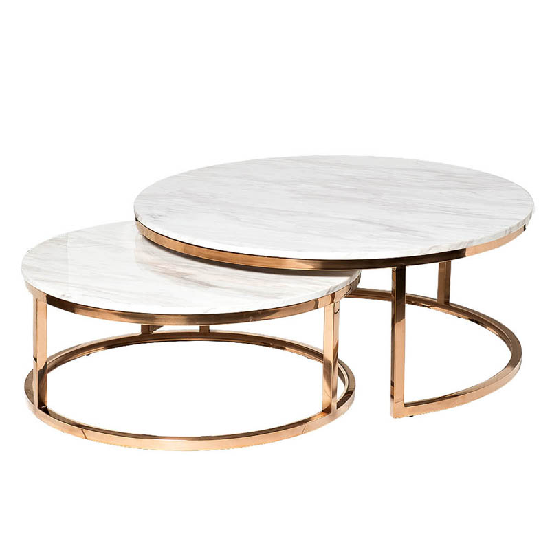 Комплект кофейных столов Hewdonald Coffee Table Глянцевое золото Комплект кофейных столов Hewdonald Coffee Table Глянцевое золото в Волгограде | Loft Concept