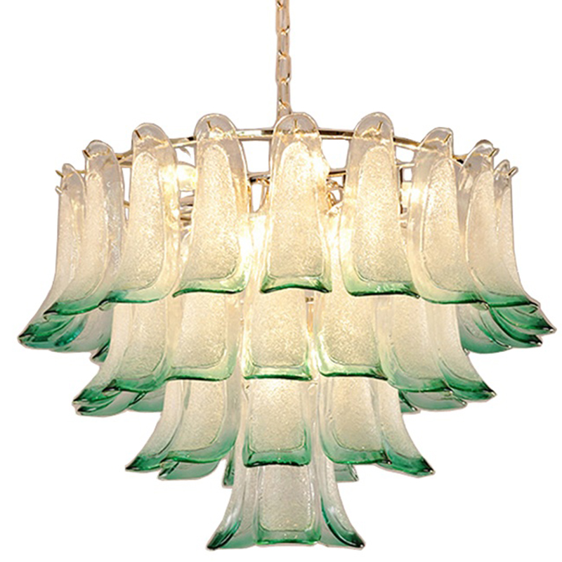 Люстра Peacock Chandelier Золотой Прозрачное Стекло Зеленый Люстра Peacock Chandelier Золотой Прозрачное Стекло Зеленый в Волгограде | Loft Concept