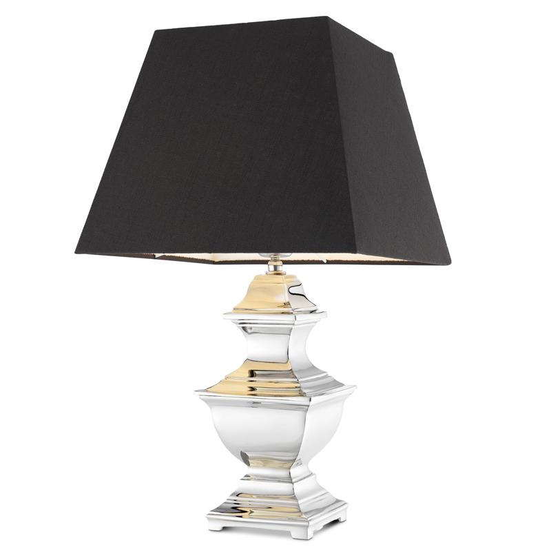 Настольная лампа Eichholtz Table Lamp Maryland Никель Черный Настольная лампа Eichholtz Table Lamp Maryland Никель Черный в Волгограде | Loft Concept