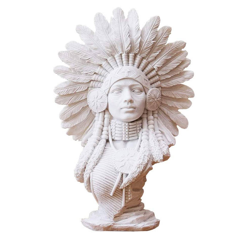 Native american indian figurine B Белый Native american indian figurine B Белый в Волгограде | Loft Concept