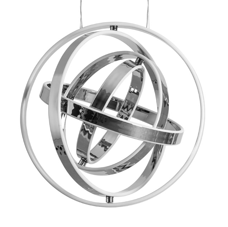 Люстра дизайнерская Rings Серебряный Люстра дизайнерская Rings Серебряный в Волгограде | Loft Concept