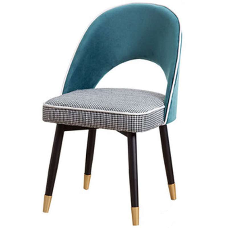 Стул Modern Chair Черно-белый Латунь Бирюзовый Стул Modern Chair Черно-белый Латунь Бирюзовый в Волгограде | Loft Concept