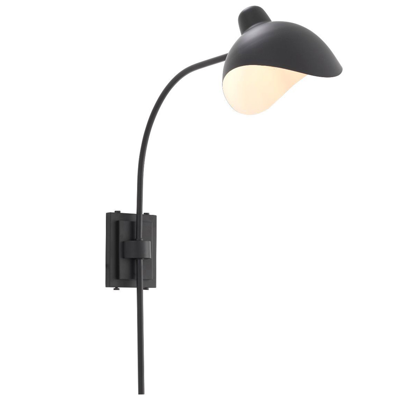 Бра Wall Lamp Pelham Black Черный Бра Wall Lamp Pelham Black Черный в Волгограде | Loft Concept