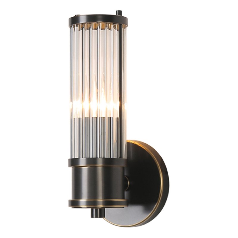 Ralph Lauren Бра Allen Single Sconce Темная бронза Прозрачный (Transparent) Ralph Lauren Бра Allen Single Sconce Темная бронза Прозрачный (Transparent) в Волгограде | Loft Concept